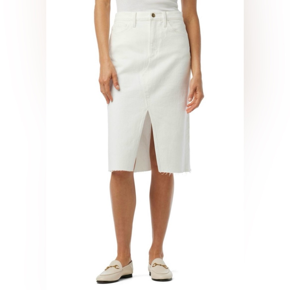 Joe’s Jeans Joplin Slit Denim Skirt - Picture 2 of 13